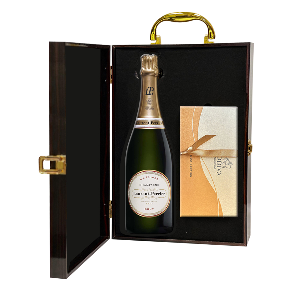 Laurent-Perrier La Cuvée Brut and Chocolate Gift Box
